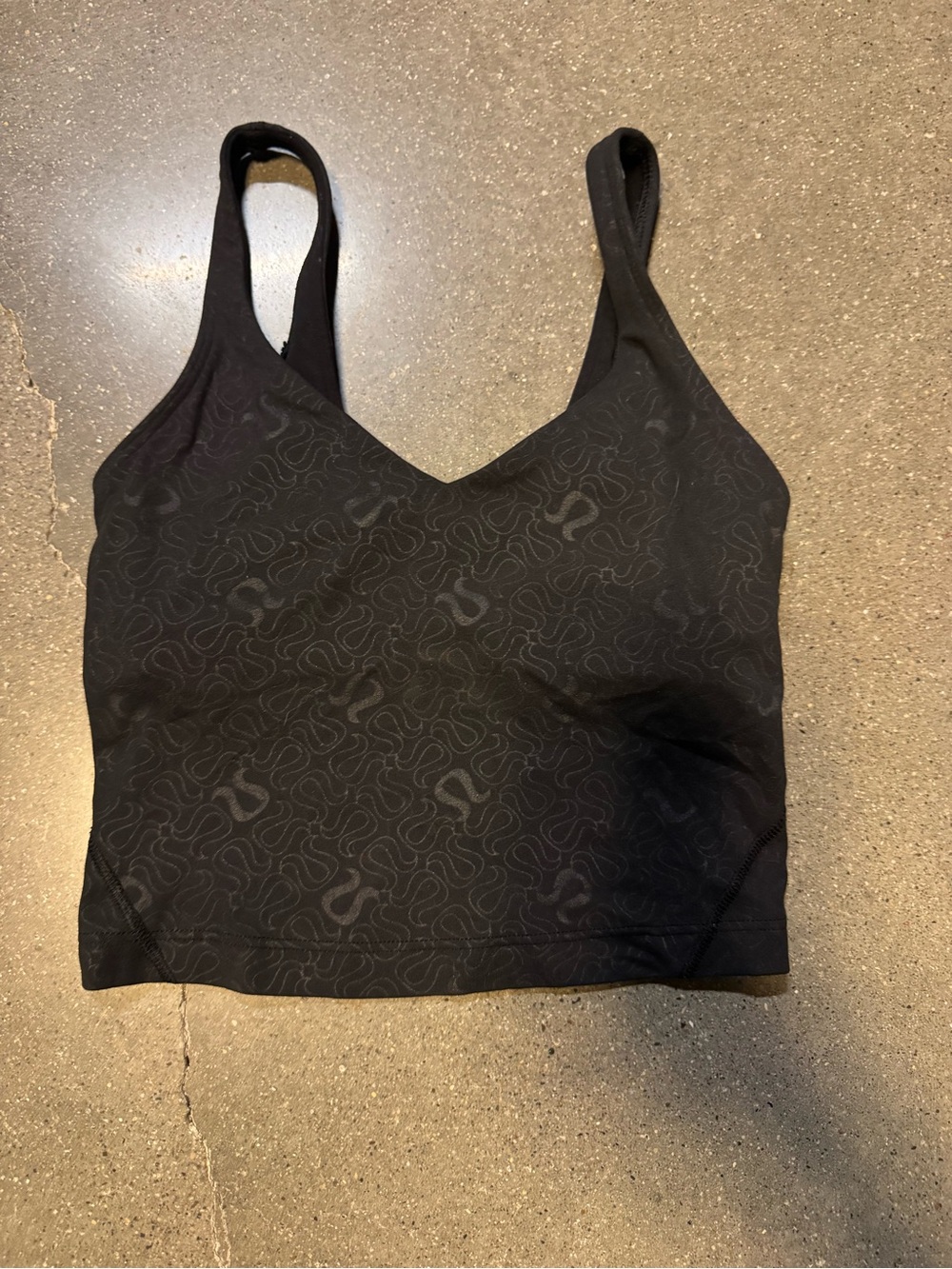 lululemon athletica logo align crop tank